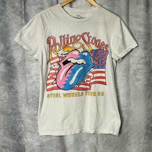 The Rolling Stones Steel Wheels Tour 89 Vintage Inspired Concert Tee - XS - Picture 5 of 8